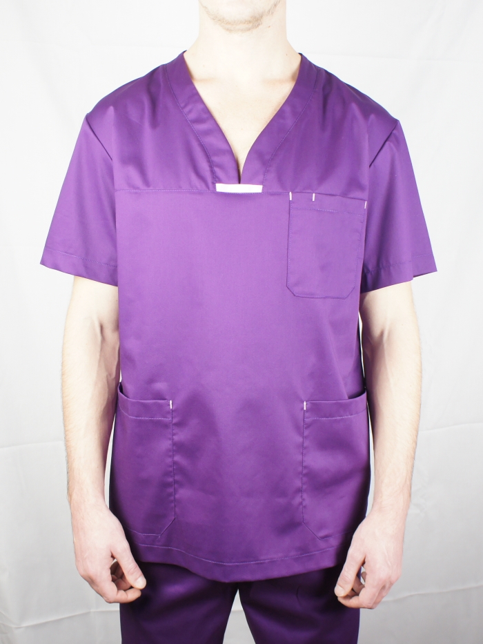 purple medical shirt scrubs, violet medical shirt. purple medical shirt